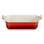 Le Creuset Cepamtrauks taisnstūra Heritage akmens masas 26x19cm / 2,4L oranžs