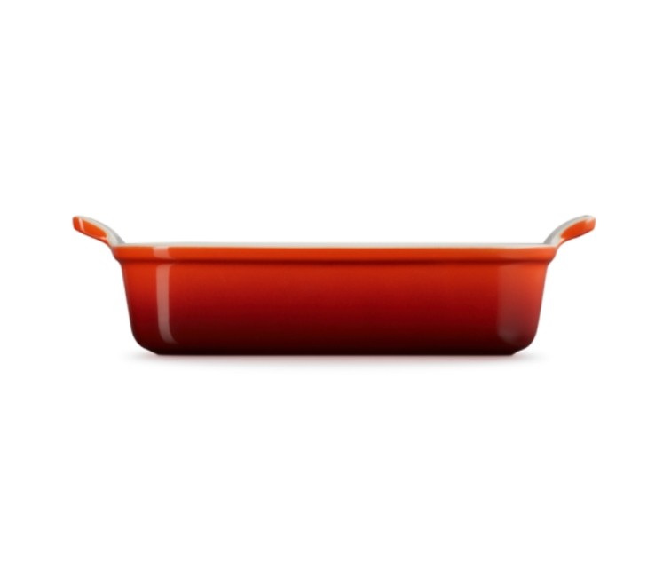 Le Creuset Rectangular Heritage Stoneware 26x19cm / 2,4L orange