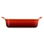 Le Creuset Rectangular Heritage Stoneware 26x19cm / 2,4L orange