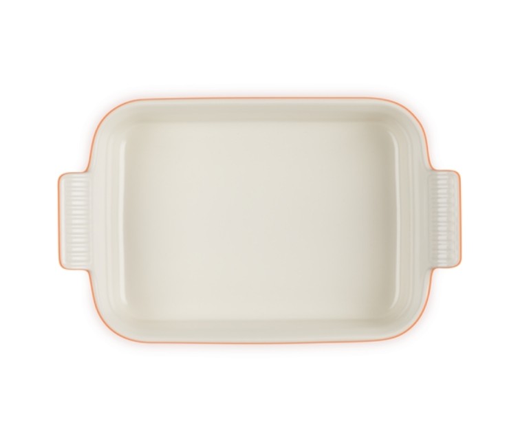 Le Creuset Rectangular Heritage Stoneware 26x19cm / 2,4L orange