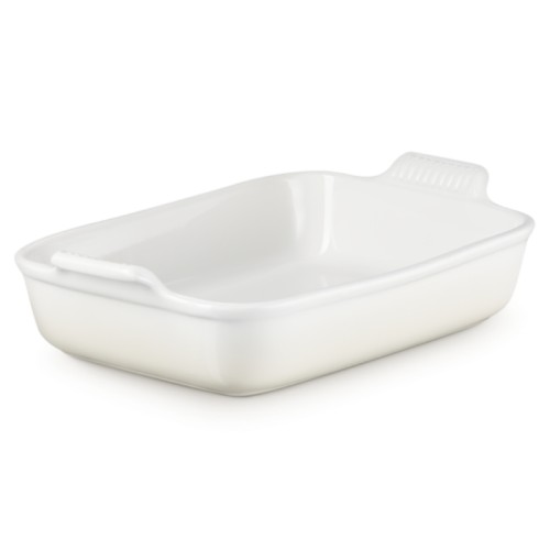 Le Creuset Cepamtrauks taisntūra Classic akmens masas 32cm / 3,2L balts Le Creuset Cepamtrauks taisntūra Classic akmens masas 32cm / 3,2L balts