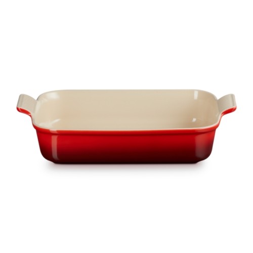 Le Creuset Cepamtrauks taisnstūra Heritage akmens masas 32x24cm / 4L oranžs Le Creuset Cepamtrauks taisnstūra Heritage akmens masas 32x24cm / 4L oranžs
