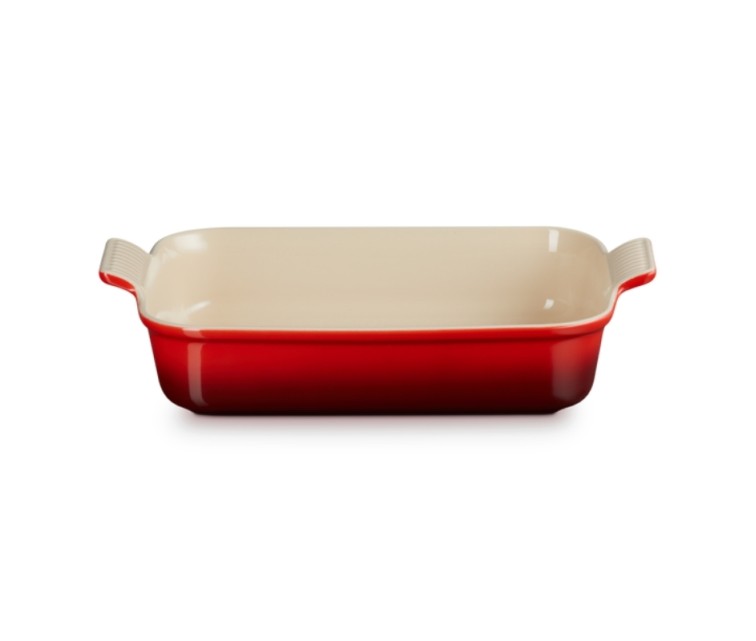 Le Creuset Cepamtrauks taisnstūra Heritage akmens masas 32x24cm / 4L oranžs