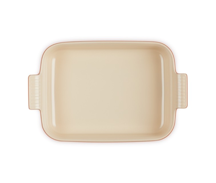 Le Creuset Rectangular Heritage Stoneware 32x24cm / 4L orange