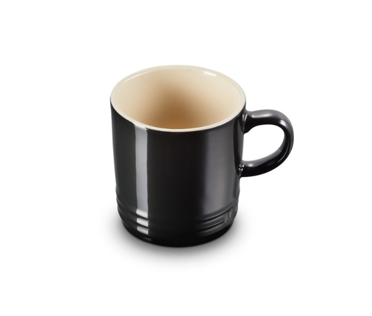 Krūze akmens masas 350ml melna