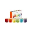 Le Creuset Kapučino puodelių rinkinys - 6 skirtingų spalvų 200 ml akmens masės puodeliai