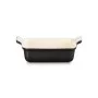 Le Creuset ristkülikukujuline pärandkeraamika 19x14cm / 1,1L must Le Creuset ristkülikukujuline pärandkeraamika 19x14cm / 1,1L must