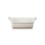 Le Creuset Rectangular Heritage Stoneware 19x14cm / 1,1L white