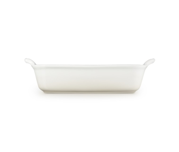 Le Creuset Cepamtrauks taisnstūra Heritage akmens masas 26x19cm / 2,4L balts