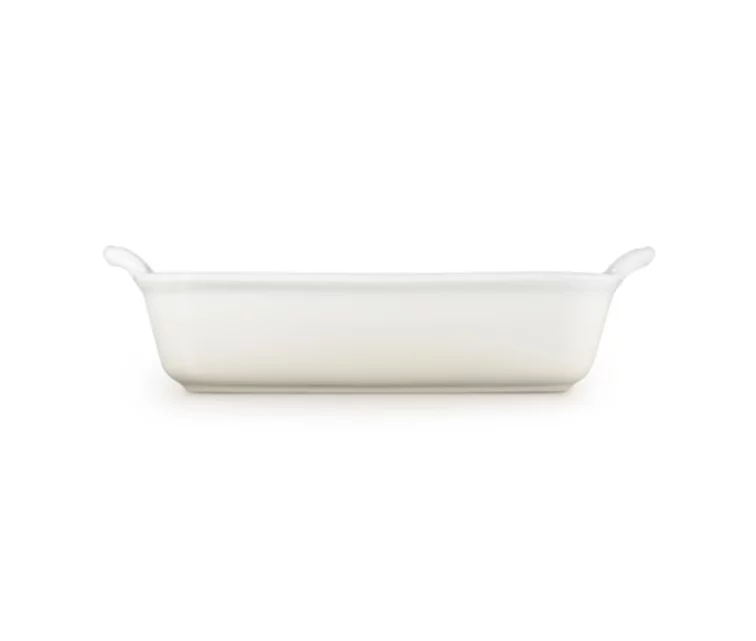 Le Creuset Cepamtrauks taisnstūra Heritage akmens masas 26x19cm / 2,4L balts Le Creuset Cepamtrauks taisnstūra Heritage akmens masas 26x19cm / 2,4L balts