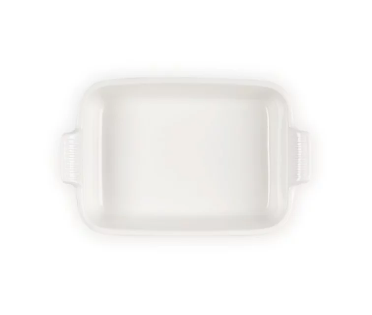 Le Creuset Cepamtrauks taisnstūra Heritage akmens masas 26x19cm / 2,4L balts Le Creuset Cepamtrauks taisnstūra Heritage akmens masas 26x19cm / 2,4L balts