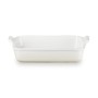 Le Creuset Rectangular Heritage Stoneware 32x24cm / 4L white