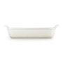 Le Creuset Rectangular Heritage Stoneware 32x24cm / 4L white