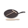 Cast iron pancake pan Ø27cm matt black