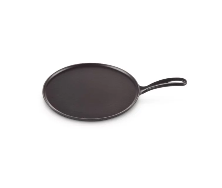 Le Creuset Чугунная сковорода для блинов Ø27 см, черный мат Le Creuset Чугунная сковорода для блинов Ø27 см, черный мат