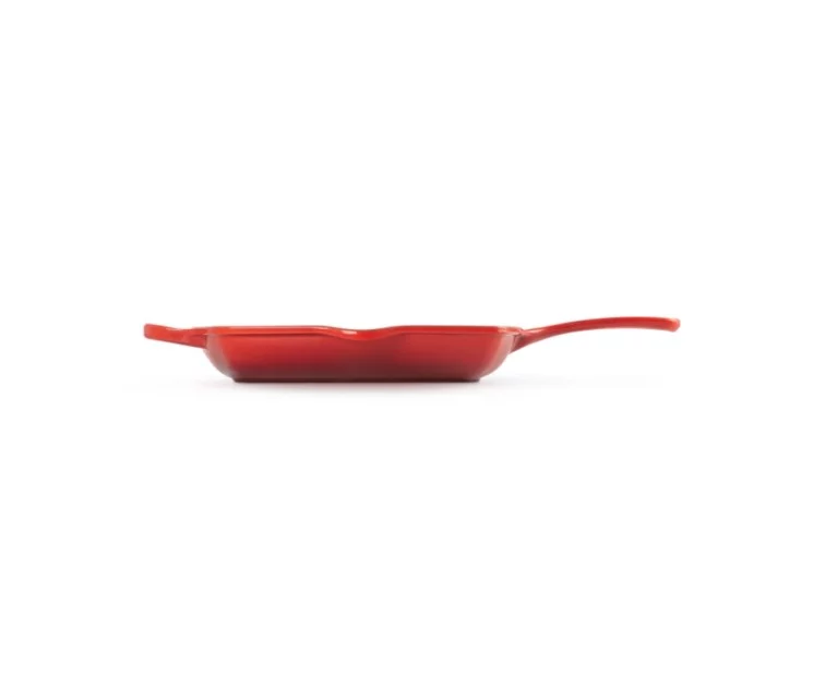Le Creuset Чугунная сковорода-гриль квадратная 26x26 см красная
