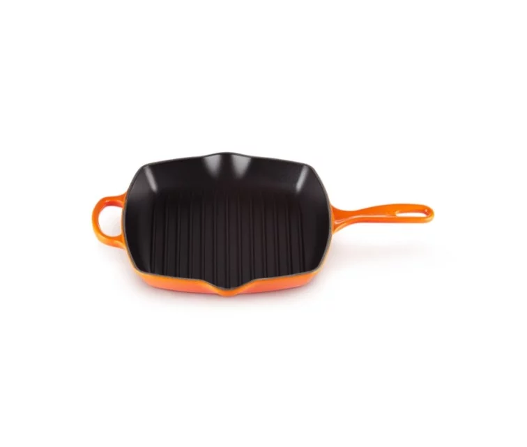 Le Creuset Malmist grillpann kandiline 26x26cm oranž Le Creuset Malmist grillpann kandiline 26x26cm oranž