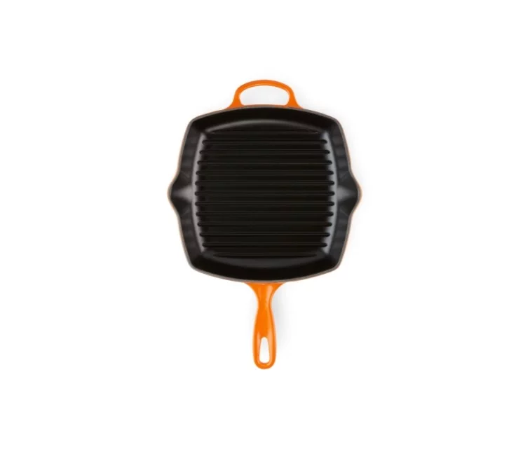 Le Creuset Malmist grillpann kandiline 26x26cm oranž Le Creuset Malmist grillpann kandiline 26x26cm oranž