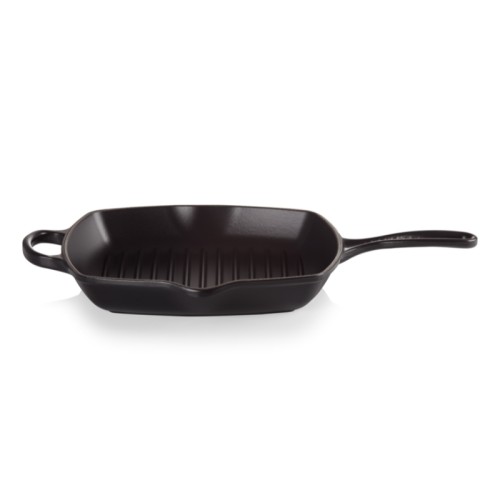 Le Creuset Čuguna grillpanna kvadrātveida 26x26cm matēti melna  Le Creuset Čuguna grillpanna kvadrātveida 26x26cm matēti melna