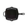 Cast iron grill pan square 26x26cm mat black