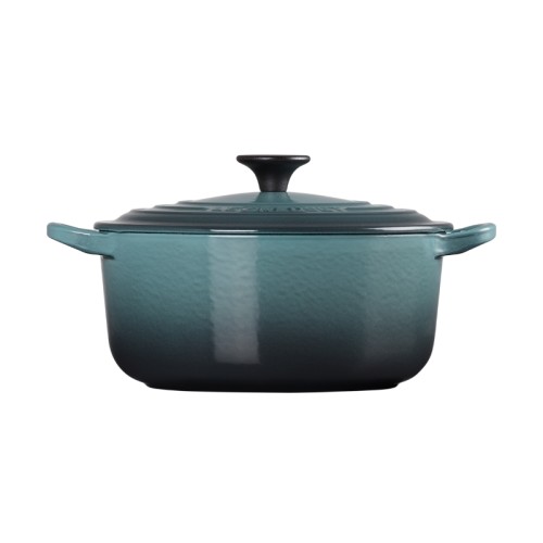 Le Creuset Čuguna katls apaļš Ø20cm / 2,4L zilganzaļš Le Creuset Čuguna katls apaļš Ø20cm / 2,4L zilganzaļš