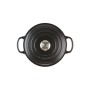 Cast iron kettle round Ø24cm / 4,2L mat black