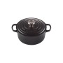 Cast iron kettle round Ø24cm / 4,2L mat black