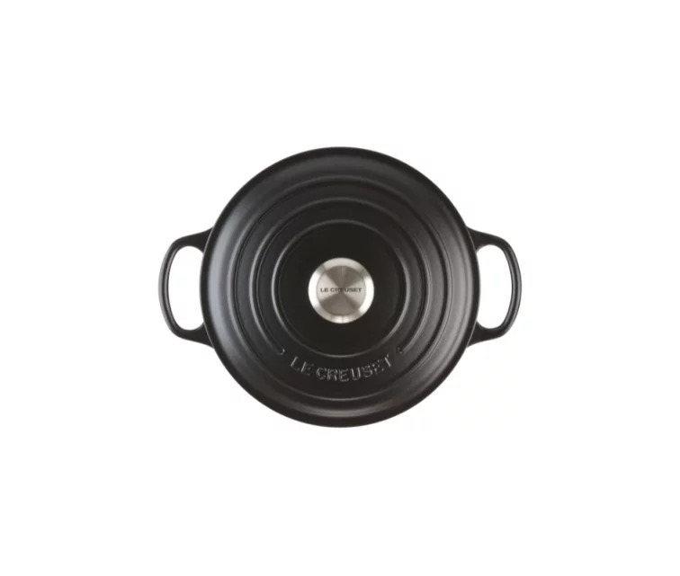 Le Creuset Čuguna katls apaļš Ø26cm / 5,3L matēts melns
