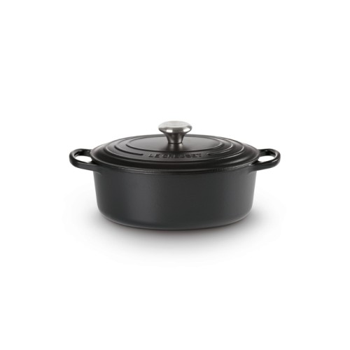 Le Creuset Čuguna katls ovāls 27cm / 4,1L matēts melns  Le Creuset Čuguna katls ovāls 27cm / 4,1L matēts melns