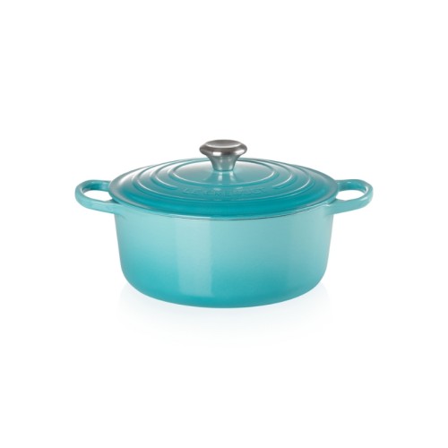 Le Creuset Čuguna katls apaļš Ø26cm / 5,3L gaiši zils Le Creuset Čuguna katls apaļš Ø26cm / 5,3L gaiši zils