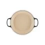 Le Creuset Čuguna katls sekls 30cm / 3,5L matēts melns Le Creuset Čuguna katls sekls 30cm / 3,5L matēts melns