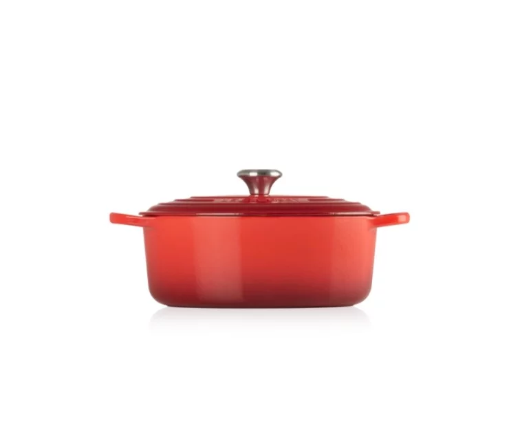 Valurauast pott ovaalne 31cm / 6,3L punane Valurauast pott ovaalne 31cm / 6,3L punane