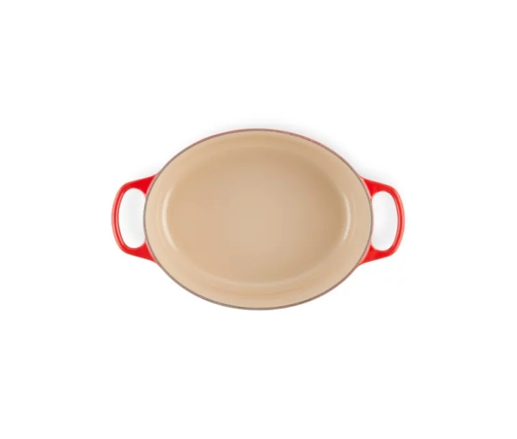 Valurauast pott ovaalne 31cm / 6,3L punane Valurauast pott ovaalne 31cm / 6,3L punane