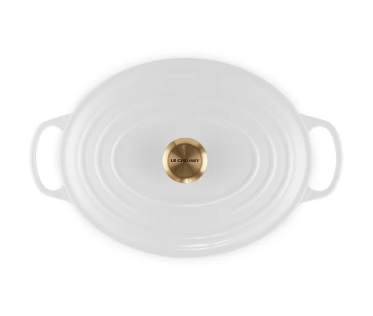 Le Creuset Čuguna katls ovāls 31cm / 6,3L balts Le Creuset Čuguna katls ovāls 31cm / 6,3L balts