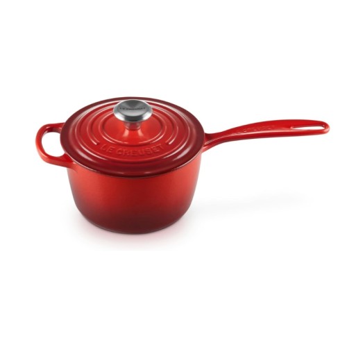Le Creuset Čuguna mērces katliņš Ø16cm / 1,5L sarkans Le Creuset Čuguna mērces katliņš Ø16cm / 1,5L sarkans