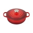 Le Creuset Ketaus puodas apvalus Ø24cm / 3,4L raudonas
