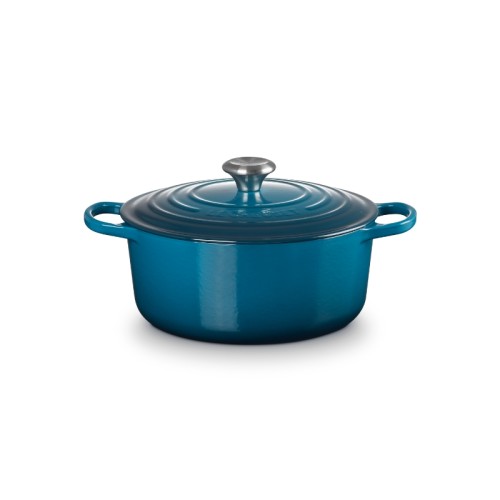 Le Creuset Čuguna katls apaļš Ø26cm / 5,3L zils Le Creuset Čuguna katls apaļš Ø26cm / 5,3L zils