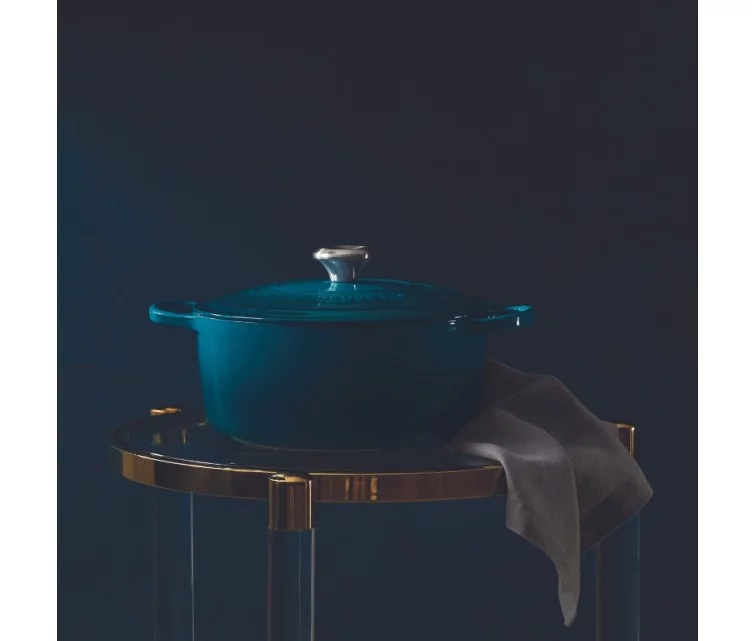 Le Creuset Čuguna katls apaļš Ø26cm / 5,3L zils