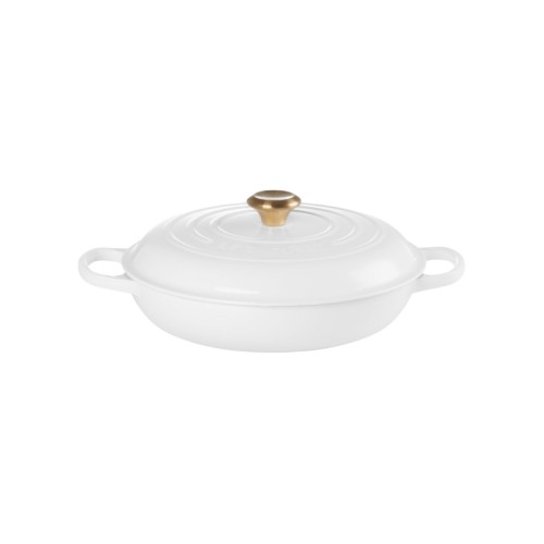 Le Creuset Čuguna katls sekls 30cm / 3,5L balts Le Creuset Čuguna katls sekls 30cm / 3,5L balts
