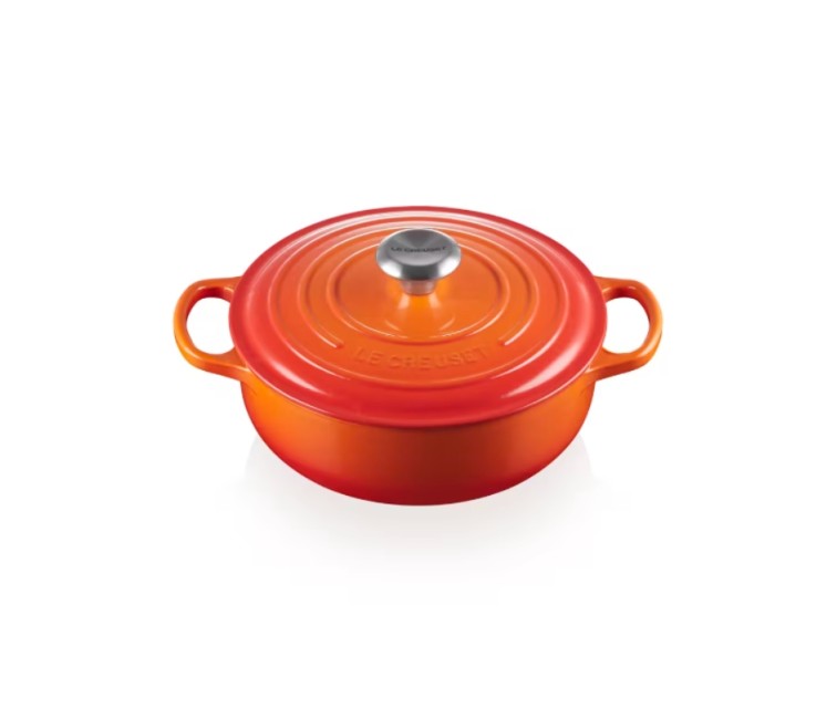 Le Creuset Cast iron round pot Ø24cm / 3.4L orange Le Creuset Cast iron round pot Ø24cm / 3.4L orange