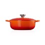 Le Creuset Cast iron round pot Ø24cm / 3.4L orange Le Creuset Cast iron round pot Ø24cm / 3.4L orange