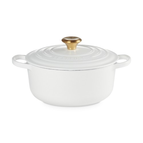 Le Creuset Кастрюля чугунная круглая Ø20см / 2,4л белая Le Creuset Кастрюля чугунная круглая Ø20см / 2,4л белая