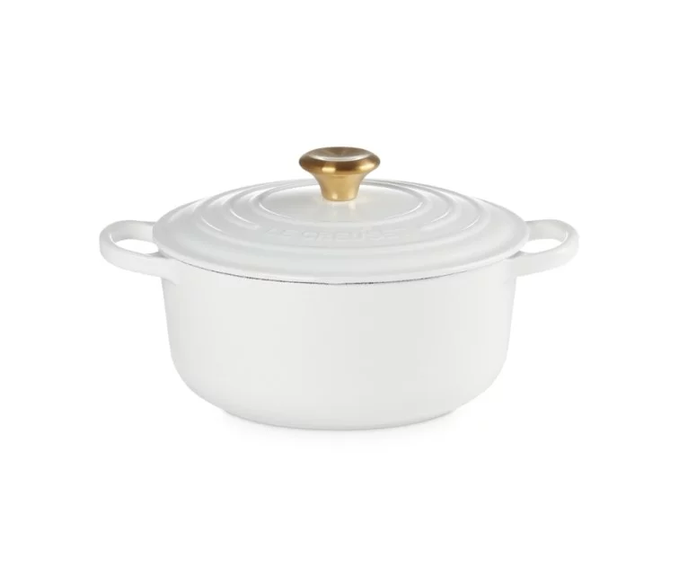 Le Creuset Čuguna katls apaļš Ø20cm / 2,4L balts Le Creuset Čuguna katls apaļš Ø20cm / 2,4L balts