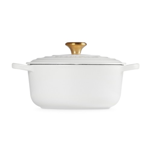 Le Creuset Кастрюля чугунная круглая Ø20см / 2,4л белая Le Creuset Кастрюля чугунная круглая Ø20см / 2,4л белая