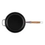Le Creuset Cast iron sauté pan with wooden handle Ø28cm light grey Le Creuset Cast iron sauté pan with wooden handle Ø28cm light grey