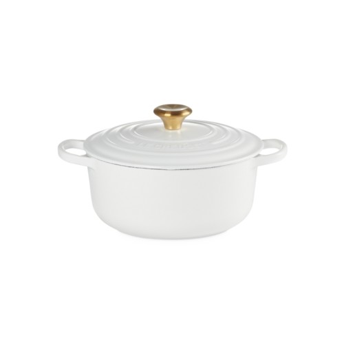 Le Creuset Cast iron pot round Ø24cm / 4.2L white Le Creuset Cast iron pot round Ø24cm / 4.2L white