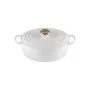 Le Creuset Кастрюля чугунная овальная 27см/4,1л белая Le Creuset Кастрюля чугунная овальная 27см/4,1л белая