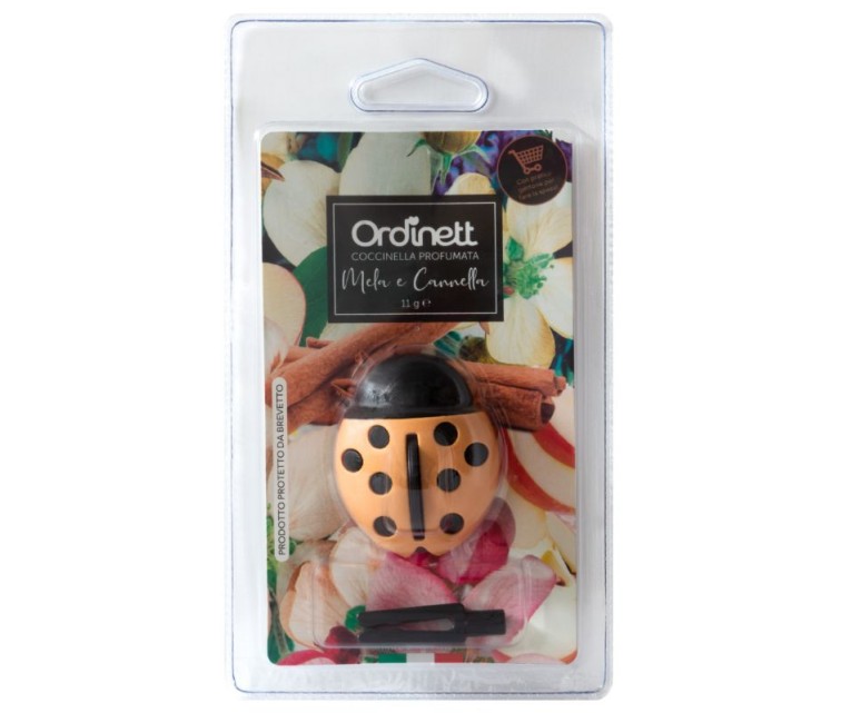 Flavoured shopping trolley coin holder Ladybug assorted