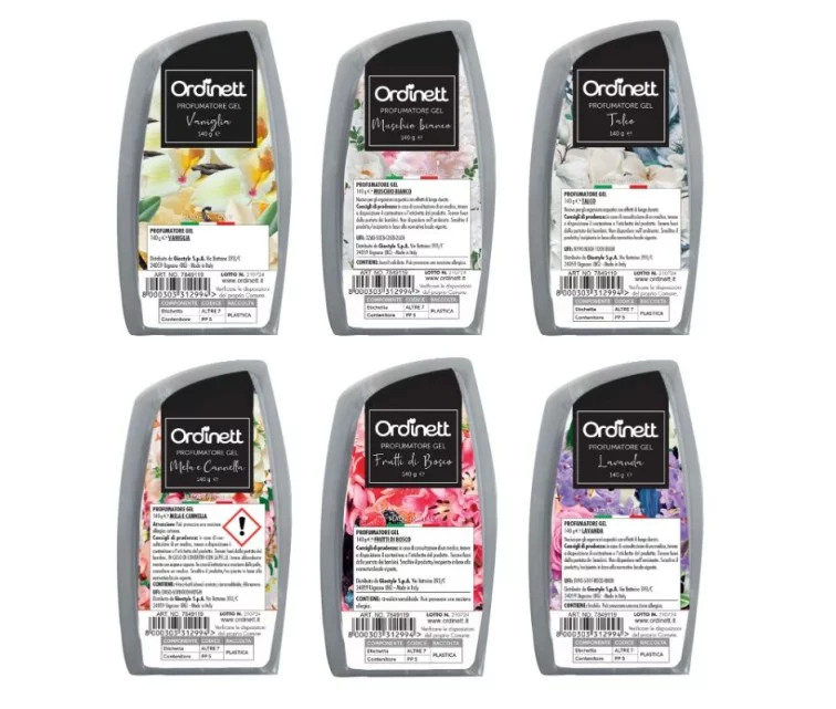 Aromatised air freshener gel 140g assorted Aromatised air freshener gel 140g assorted