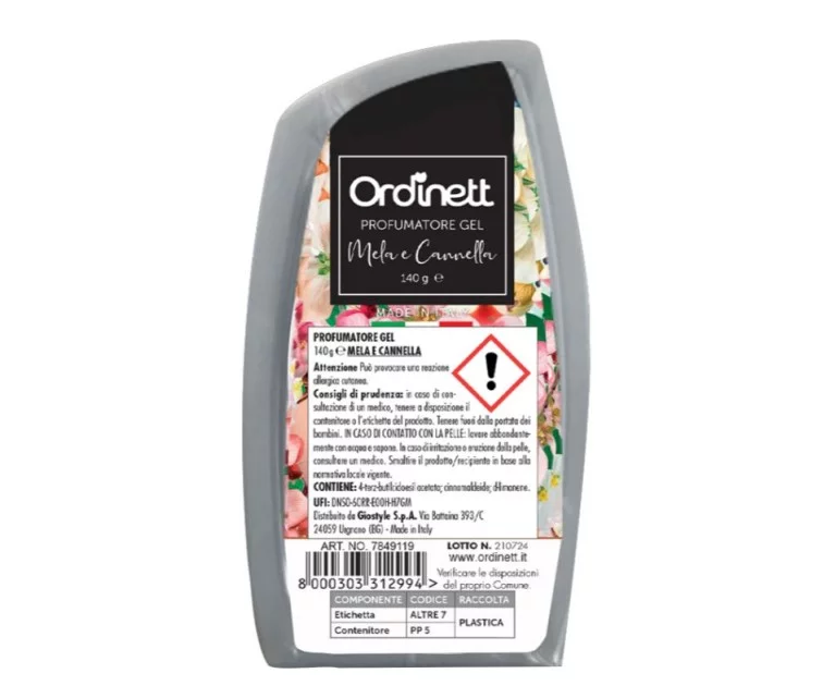 Aromatised air freshener gel 140g assorted Aromatised air freshener gel 140g assorted